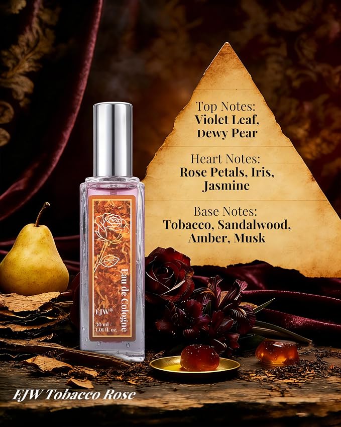 EJW Tobacco Rose Body Spray for Women | Warm Floral Hair Perfume & Body Mist - Image 2