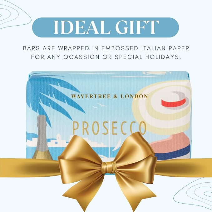 Wavertree & London Prosecco Scented Natural Soap, 7oz Moisturizing French - Image 6