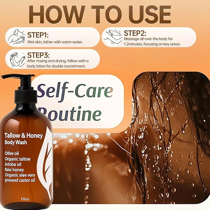 Tallow & Honey Body Wash, Tallow Body Wash - Image 6