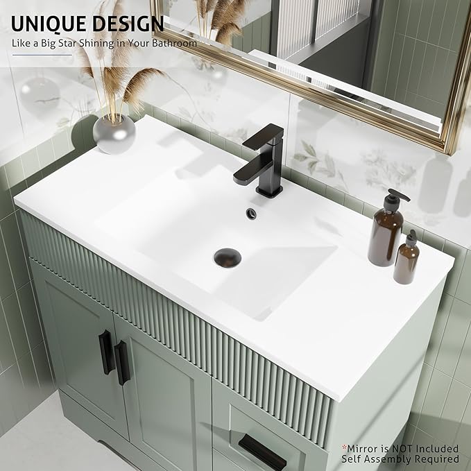 eclife 36" Bathroom Vanities Sink Combo - Image 5
