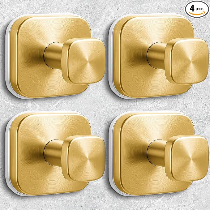Shower Hooks for Inside Shower, Reusable Suction Cup Hooks for Glass Window by WingWider