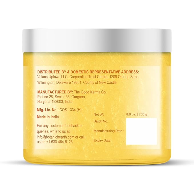 Botanic Hearth Mango Swirl Body Scrub | 8.8 Fl Oz | Exfoliating & Moisturizing - Image 3