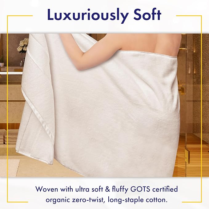 100% Organic Zero-Twist Cotton Towels - Image 2