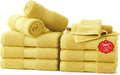 Ample Decor Wash Cloths Pack of 10, Oeko Tex Certified 600 GSM 100% Cotton Soft by AmpleDecor