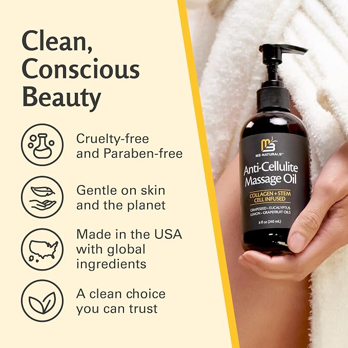 Firming Body Massage Oil with Collagen & Stem Cell – Helps Smooth The - Image 6