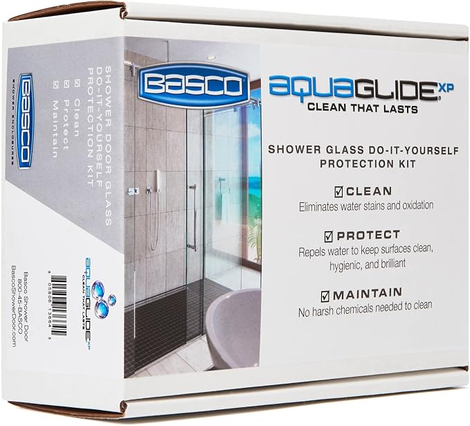 Basco AquaGlideXP Shower Door Glass Water Repellent Kit - Image 3