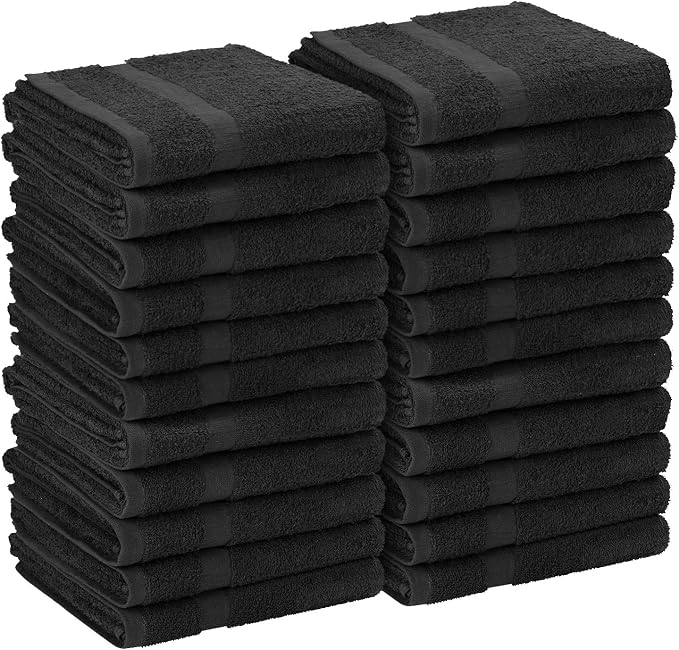 Utopia Towels Black Salon Towels, and Home Hair Care by UTOPIATOWELS