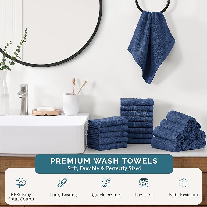 Casa Platino Washcloths Pack of 24 - Image 2