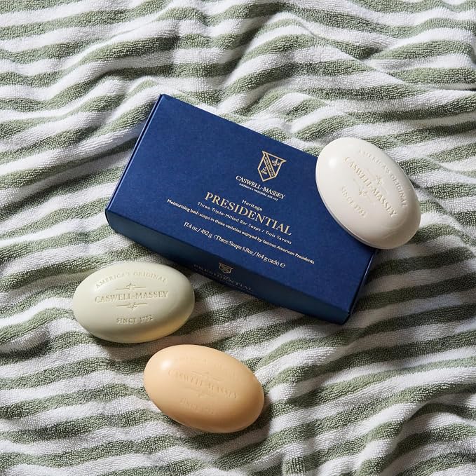 Caswell-Massey Men’s Bar Soap, Moisturizing Body Wash - Image 4