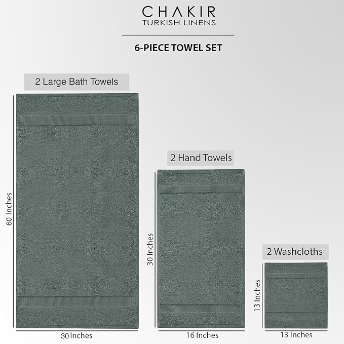 Chakir Turkish Linens 100% Cotton Premium Turkish Towels - Image 5