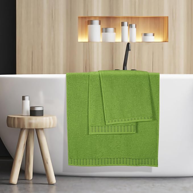 Cotton 2 Pack Oversized Bath Towel Set 28x55 inches, Large Bath Towels - Image 5