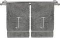 Monogrammed Hand Towel, Personalized Initial Gift, Extra Absorbent 100% Turkish by BareCotton