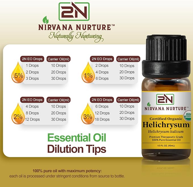 Helichrysum Essential Oil USDA Certified Organic, 100% Pure Natural Premium - Image 5