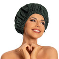 Reusable Shower Cap for Women, Large Waterproof Shower Essentials Bonnet by Edoneery