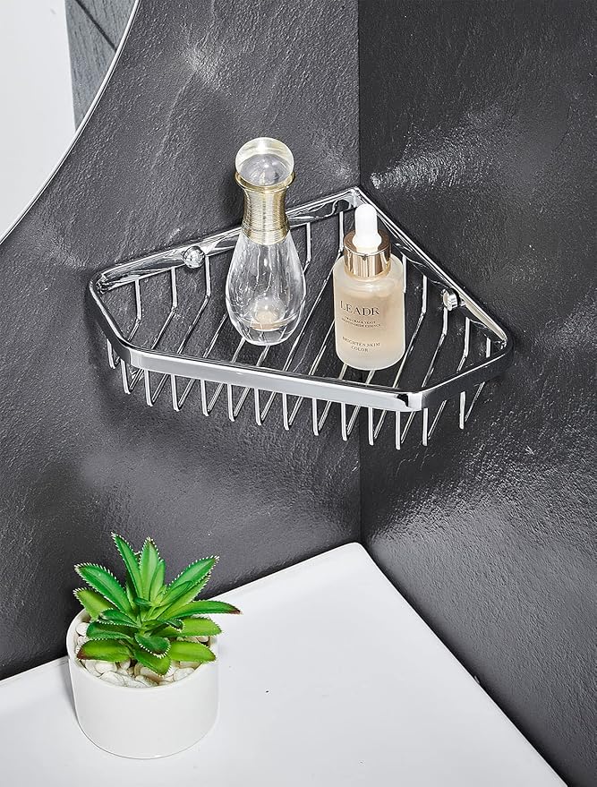 Corner Shower Caddy Basket, Shampoo Holder - Image 2