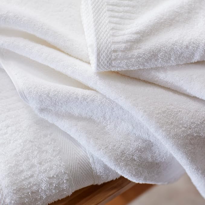 Cuddledown Heritage Cotton Towel Set | Soft | 100% Cotton | 6-Piece Set | 2 - Image 2
