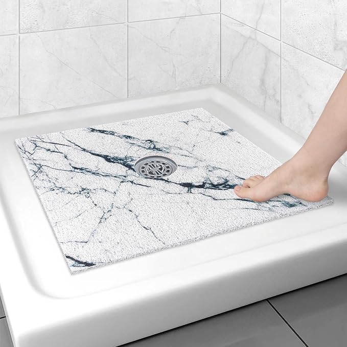 Square Shower Mat Non Slip: 24x24 Inch Shower Floor Mat by Unknown
