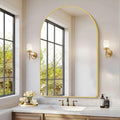 Arched Bathroom Mirror, Wall Mounted Mirror, Living Room, Vertically Hanging by GLASHOM