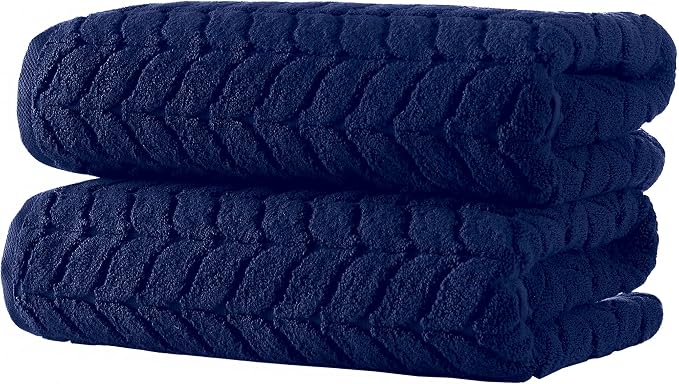 BAGNO MILANO Turkish Bath Towels, Soft Plush Jacquard Luxury Bath Towels by BagnoMilanoLuxurySoftness