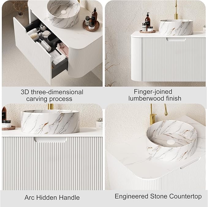 30" Floating Bathroom Vanity - Image 3