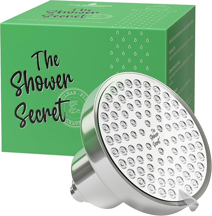 Lab Tested Chlorine Reducing Filtered Shower Head by HairThicknessMaximizer