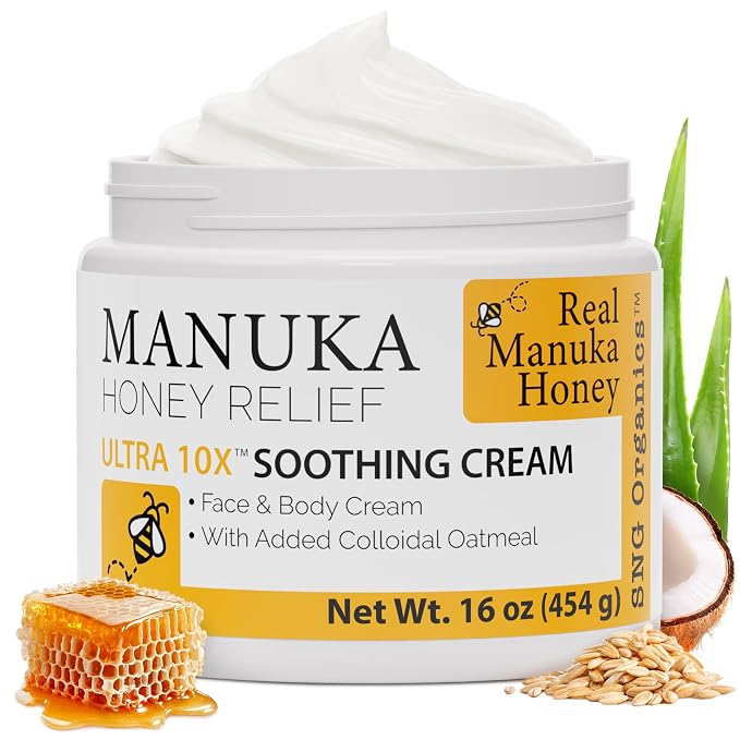 Super Natural Goods Manuka Honey Cream – Hydrating Lotion by SuperNaturalGoods