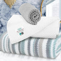 VOOVA & MOVAS 3PCS Bathroom Towels, 100% Cotton, Quick Dry, Bathroom Essentials by VOOVAMOVAS