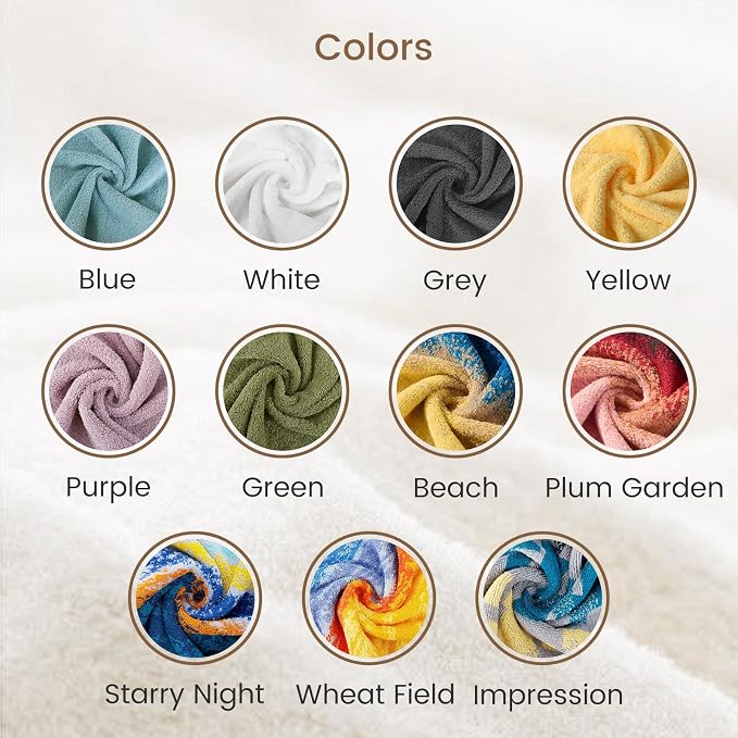 SEMAXE Luxury Bath Towel for Bathroom, 100% Cotton Towel - Image 8