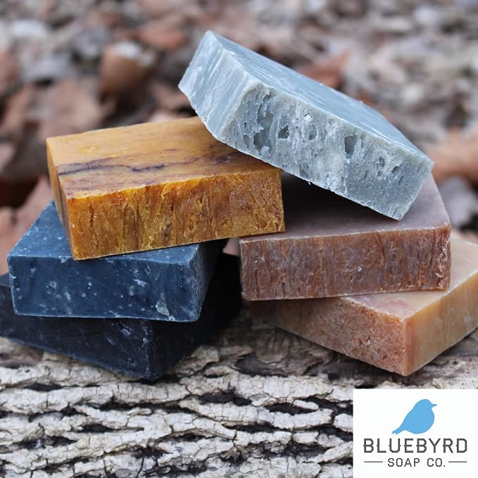 BLUEBYRD SOAP Men's Natural Bar Soap Gift Set | Masculine Soap Bars Variety Pack - Image 2