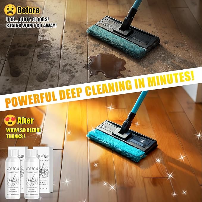 CandyTune Mop Soap for Floor Cleaning: 4PCS Fresh Scented Mop Soap, Floor - Image 3