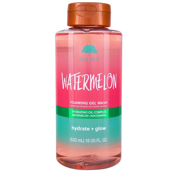 Tree Hut Watermelon Nourishing, Moisturizing & Hydrating Foaming Gel Wash by TreeHut