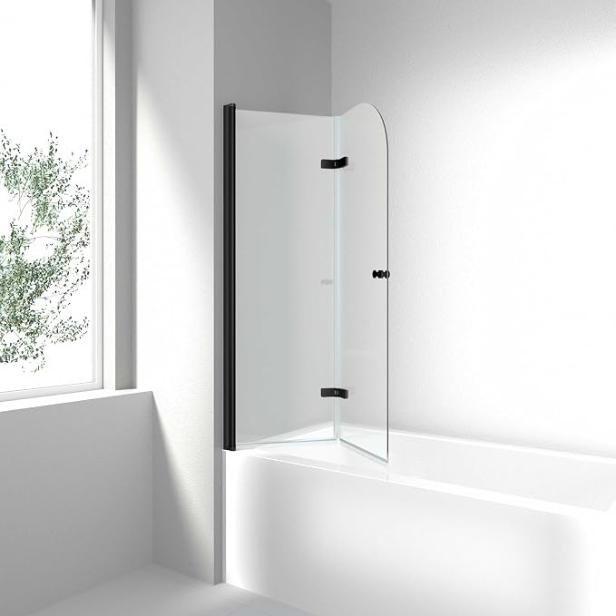 CKB Pivot Tub Shower Door, 35“ W × 55” H, 1/4" SGCC Tempered Glass - Image 7