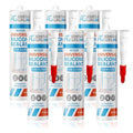 Adhesive Guru All Purpose Clear Silicone Sealant Waterproof, 100% Silicone Caulk by AdhesiveGuru