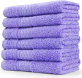 Cleanbear Wash Cloths Cotton Facecloths, Large Face Cloths 6 Ultra-Soft by Cleanbear