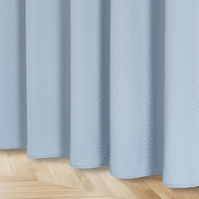 Gibelle Fog Blue Shower Curtain - Image 6