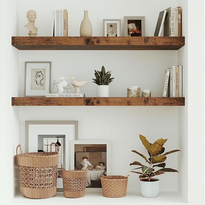 Vivelove Floating Shelves 10 inches Deep, 36x10 Shelves - Image 6