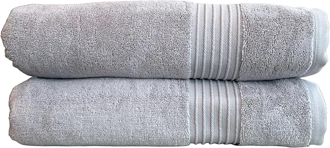 Milara Turkish Super-Plush Bath Towels Set 2-Piece | Premium Cotton Bath Towel - Image 6