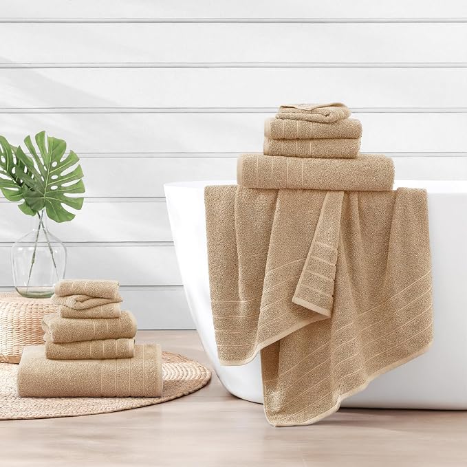 Casa Platino 100% Mercerized Cotton Bathroom Towel Set - Image 2