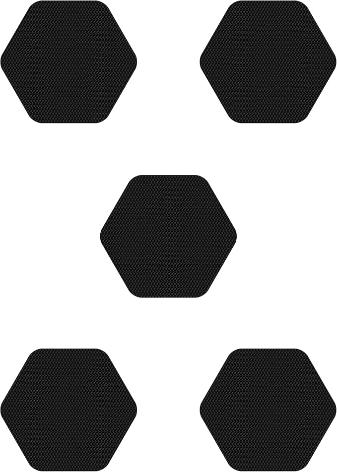 Kahuna Grip Bathtub Bath and Shower 5¼" Hexagon Non-Slip Traction Treads by KahunaGrip%E2%84%A2