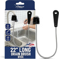 22" Long Sink Drain Cleaning Brush by FryOilSaver Co., Clog Remover by THEFRYOILSAVERCOMPANY