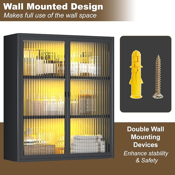 Laundry Room Cabinets Wall Mounted, Bathroom Wall Cabinet - Image 5