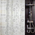 Plastic Shower Curtain Liner, Waterproof Printed PEVA Shower Curtain by TRIMENGO