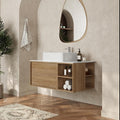 Floating Bathroom Vanity with Sink and Multi-Storage Cabinet, 36-Inch by FHKJHOME