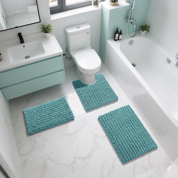 Yimobra Bathroom Rugs Non Slip Washable 24x17 Inch - Image 8