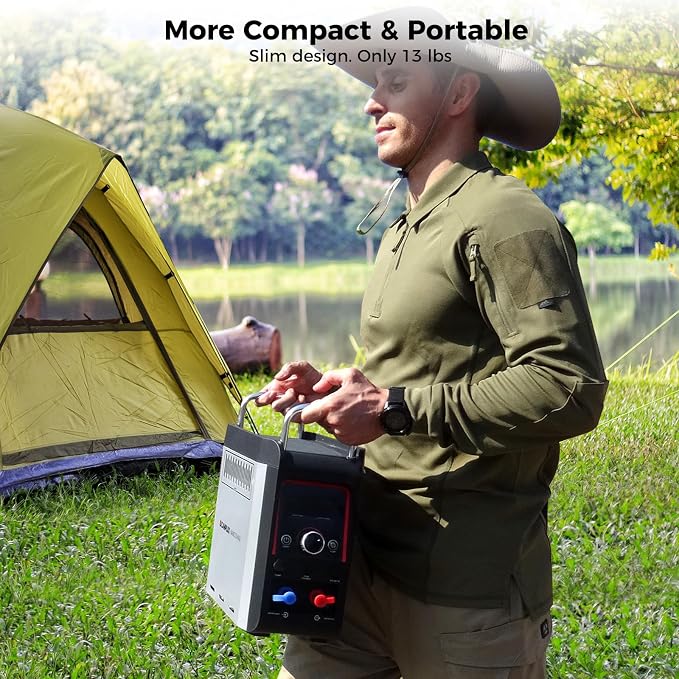 CAMPLUX Nano 3 Max, Portable Propane Water Heater & Shower Pump, Rechargeable - Image 4