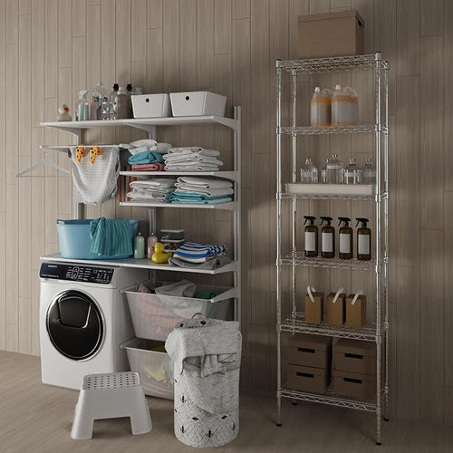 14" Deep x 24" Wide x 74" Height Wire Shelving Kit | 6-Tier | NSF Commercial - Image 2