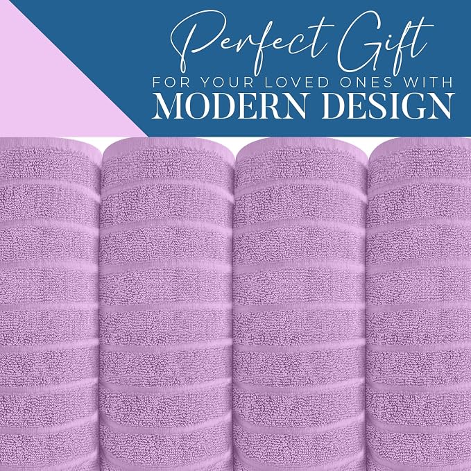 DAN RIVER Pack of 2 Bath Sheet 35x70 Inches, Ribbed XL Towels Oversized - Image 6