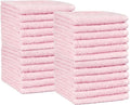 Amazon Basics face Towels for bathroom, 100% Cotton Extra Absorbent washcloth by AmazonBasics