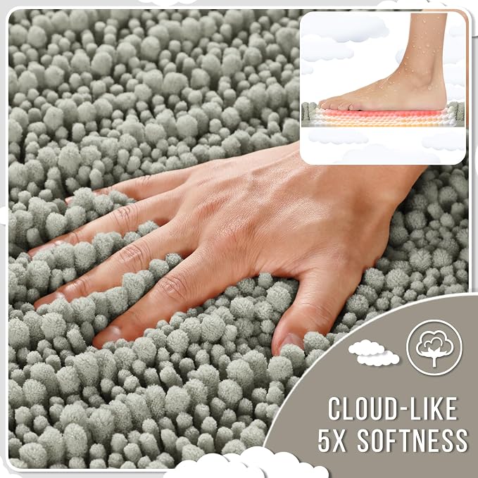 Yimobra Bathroom Rugs Non Slip Washable 32x20 Inch - Image 4