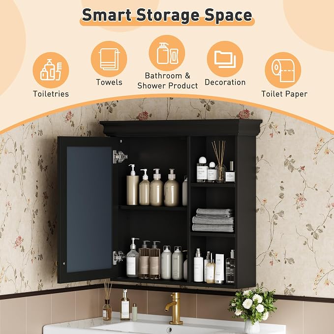 30'' x 28'' Bathroom Medicine Cabinet - Image 6